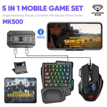RGB One-Hand Gaming Keyboard COMBO