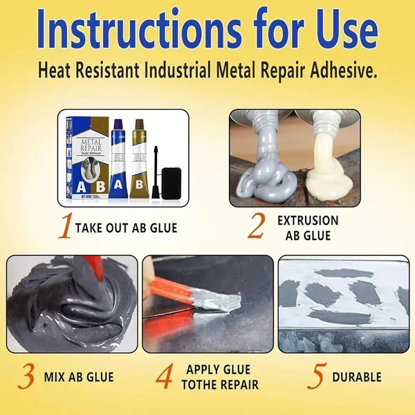 JAYSUING Metal Repair Super Adhesion Kit (A+B)